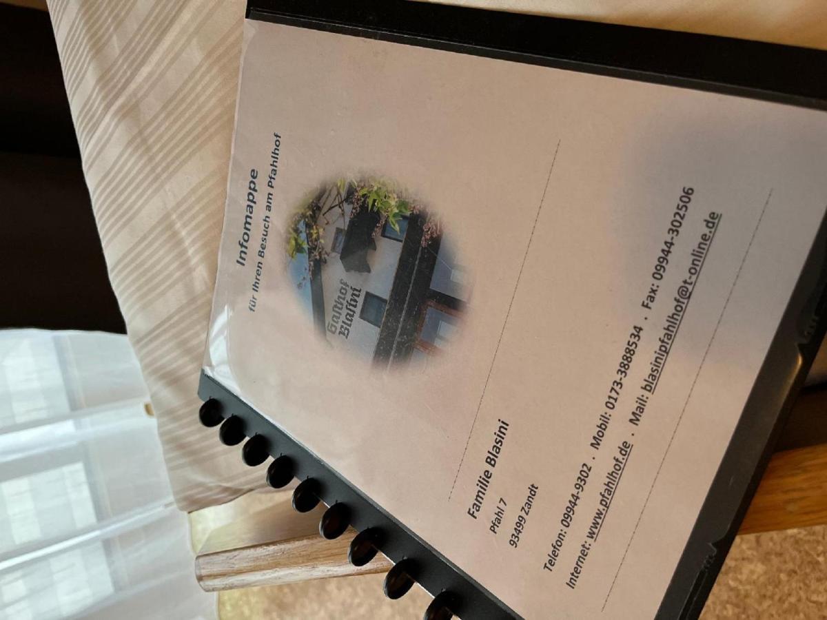 Landgasthof Blasini - Pfahlhof Zandt Zewnętrze zdjęcie
